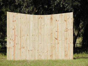Scallop Top Panel Fencing Southern USA